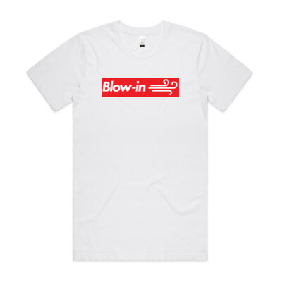 Blow-in White on Red Unisex Thumbnail